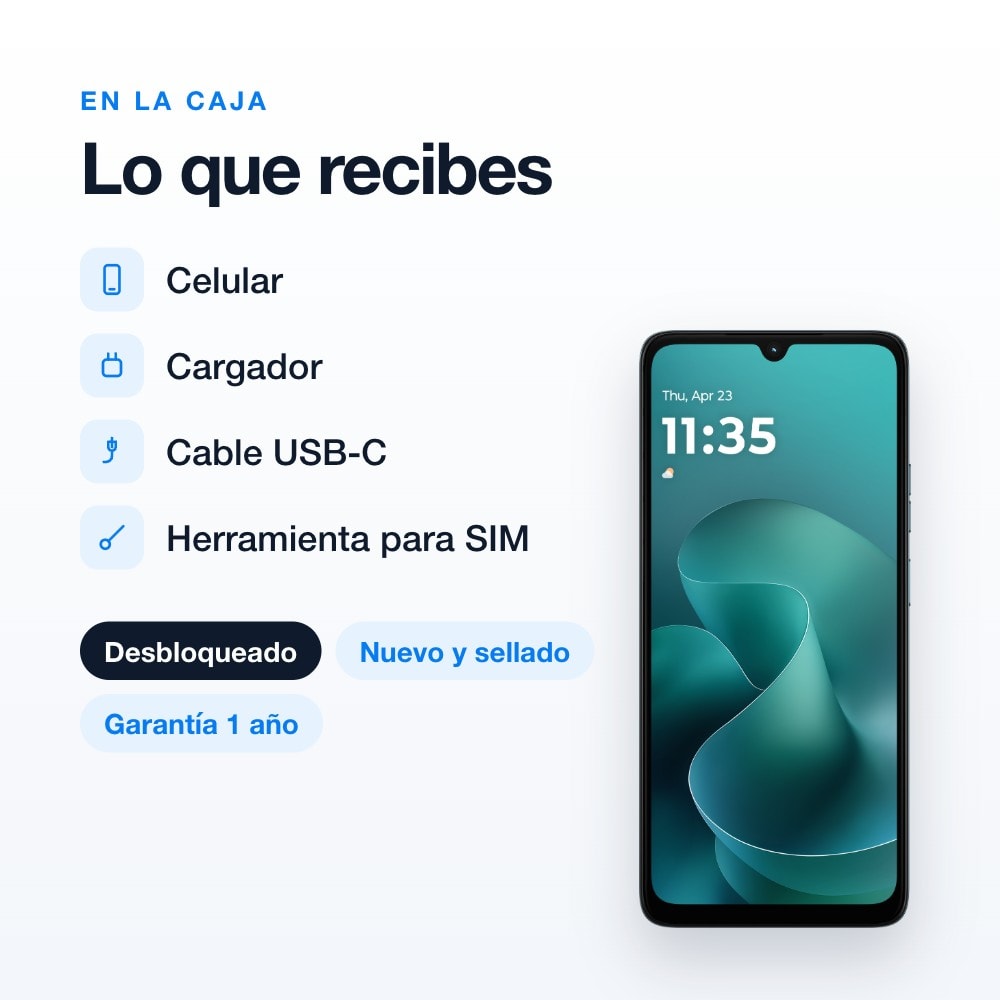 Celular Motorola Moto G06 128GB Desbloqueado — imagen 5