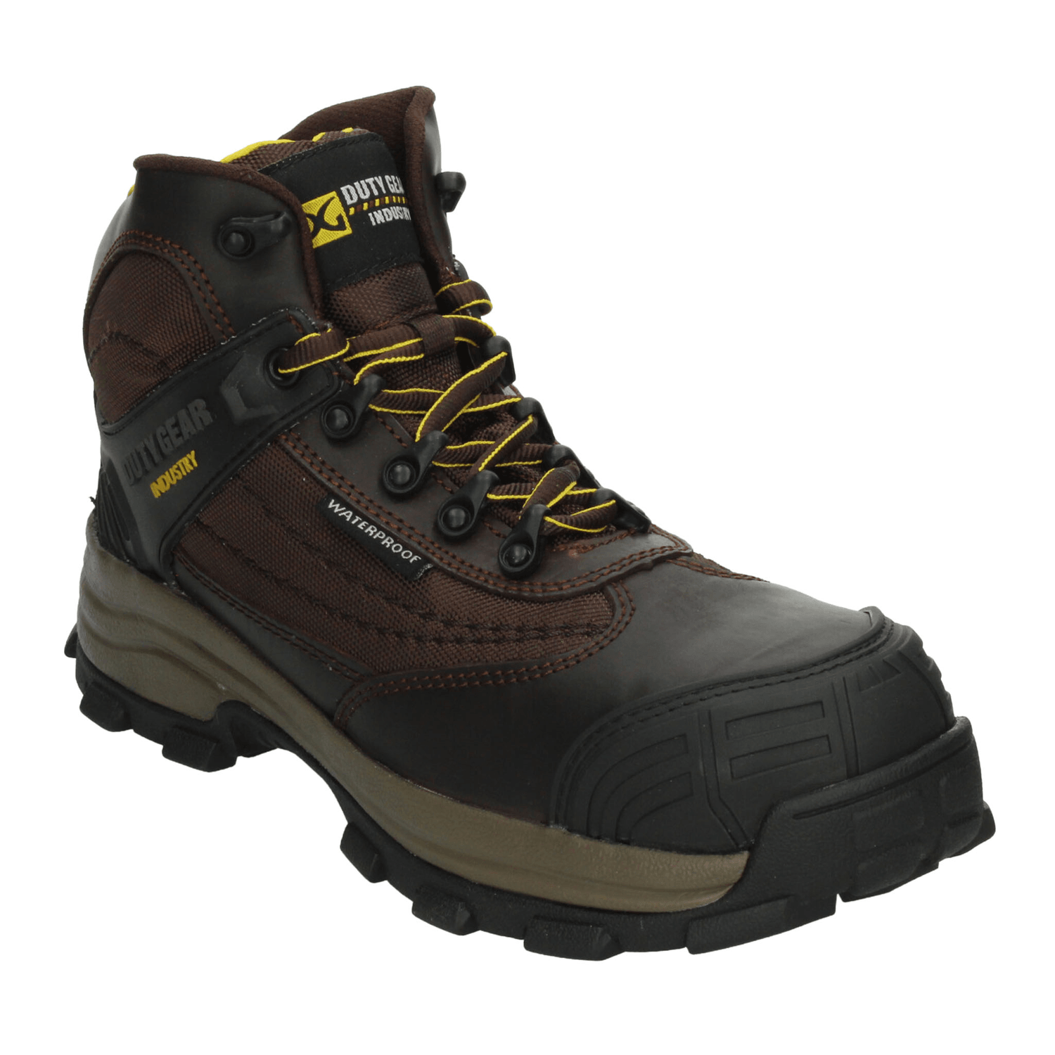 Bota Dutty Gear Hombre Industrial Casco Trabajo Café Caballero — imagen 4