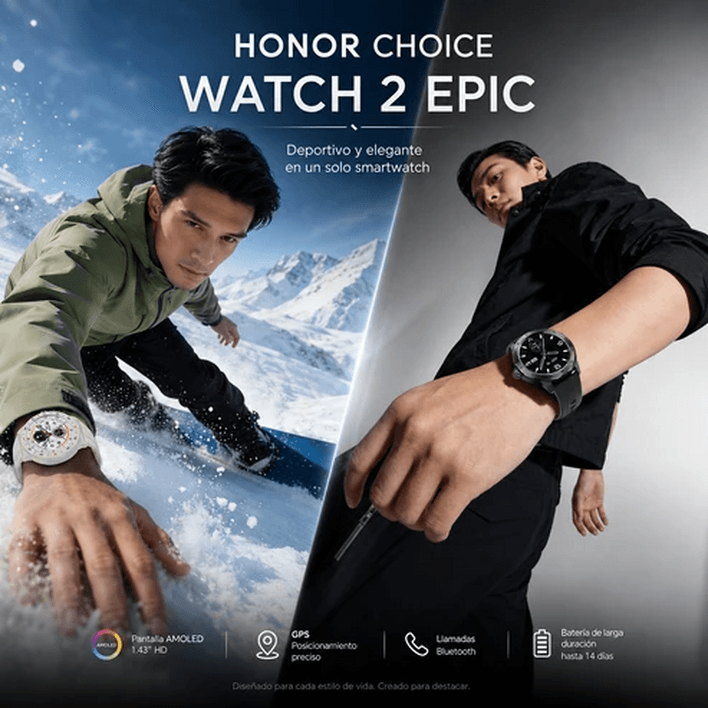 SMARWATCH HONOR CHOICE 2 EPIC AMOLED + AUDIFONOS SABALA ST-765 — imagen 11