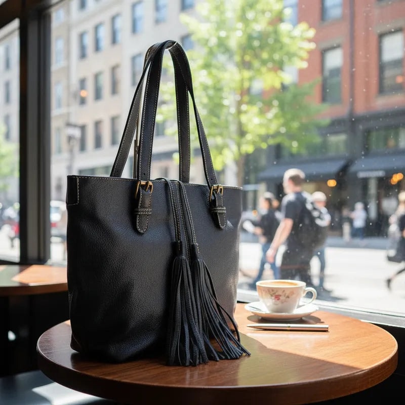 Bolsa Tote De Dama De Piel Resistente Original Fiona — imagen 2