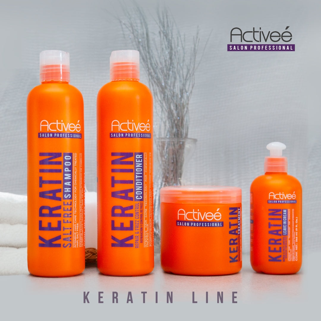 Proteina Capilar Activeé Professional KeratineTecnologia para cuidado Intensivo de Cabello Quimicamente tratado Libre de Sal — imagen 6