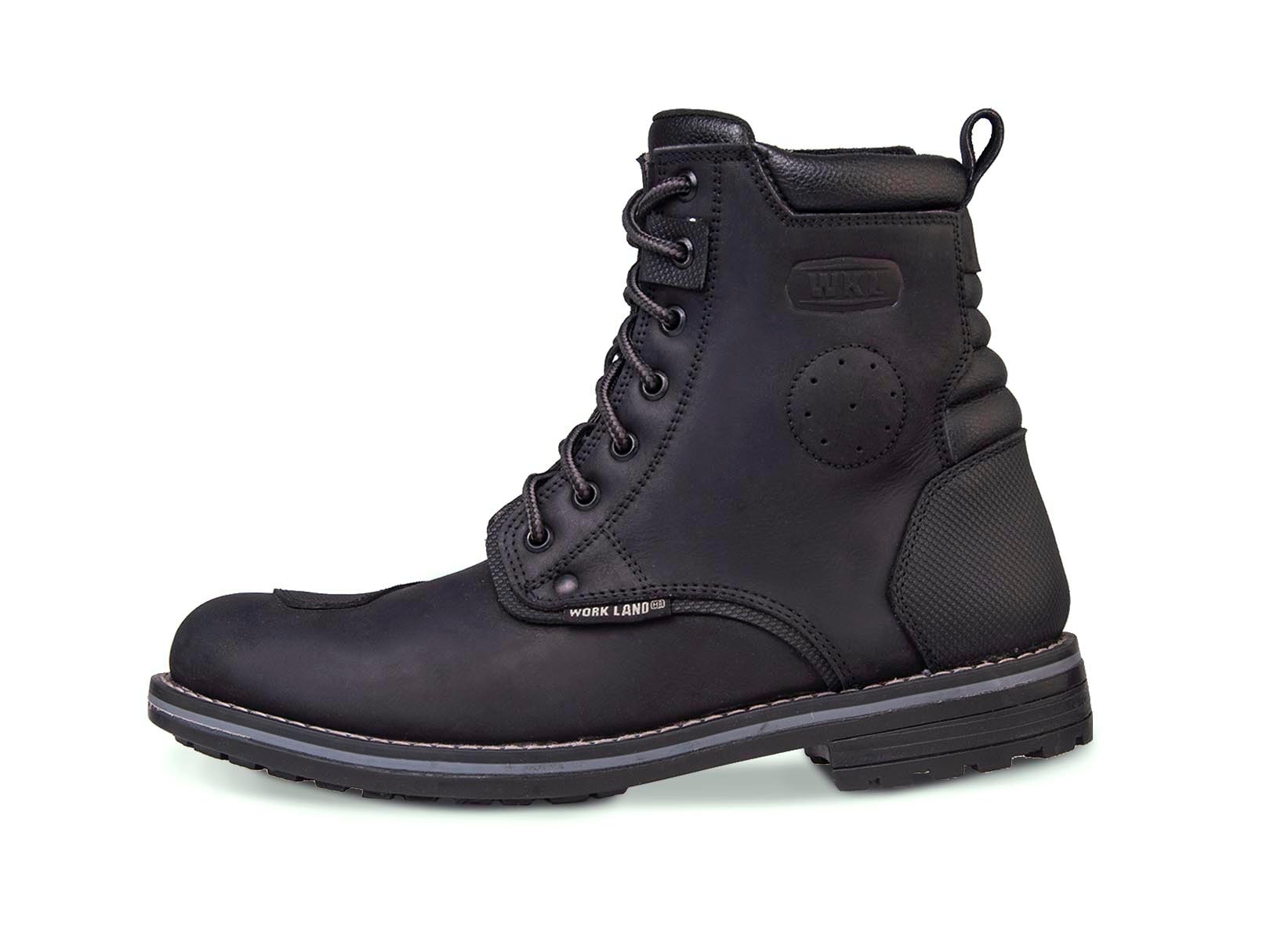 Bota hombre Moto Botin Trabajo biker WORKLAND 89738 Negro — imagen 7