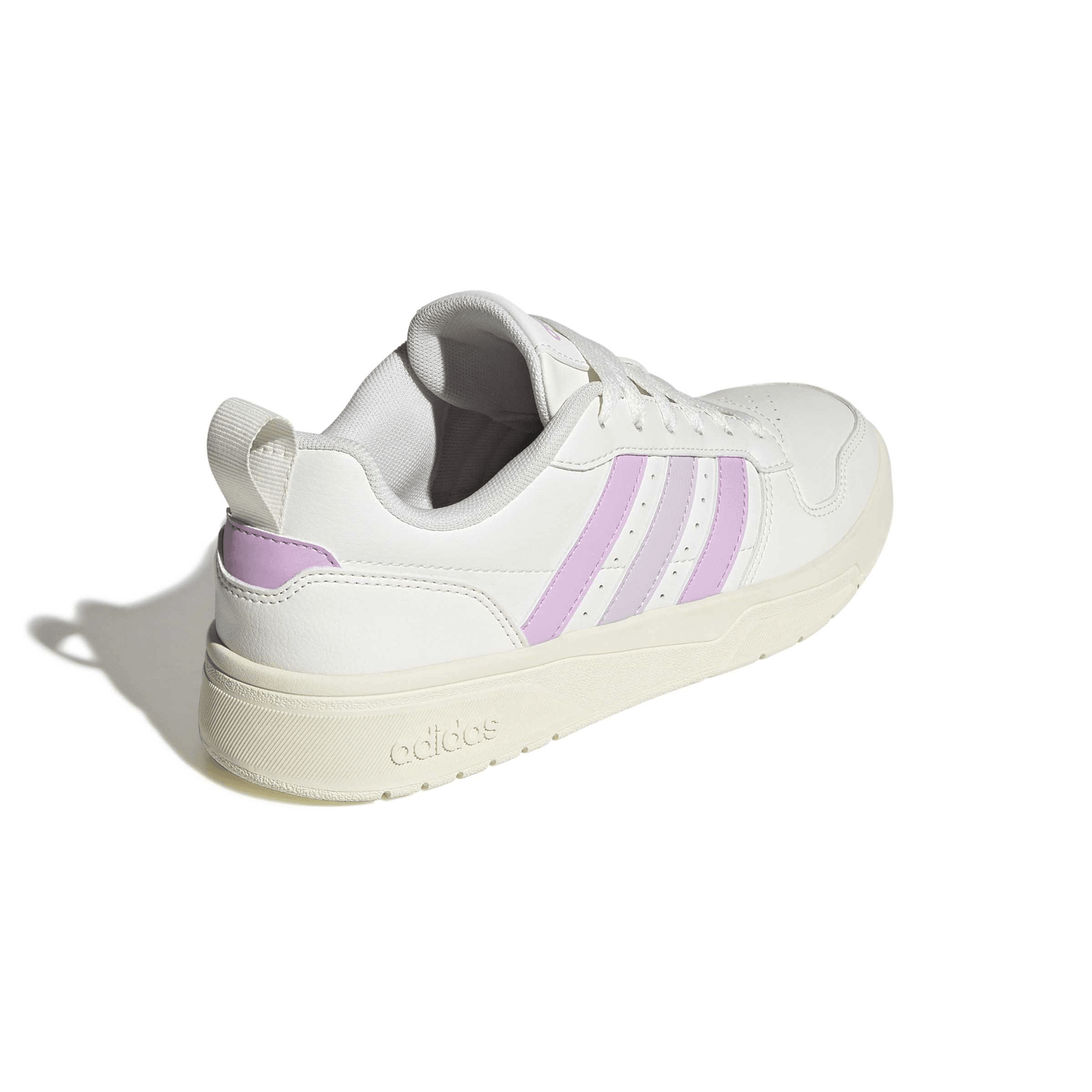 Tenis Adidas Courtwave Core Dama Crema Casual Cintas Mujer — imagen 4