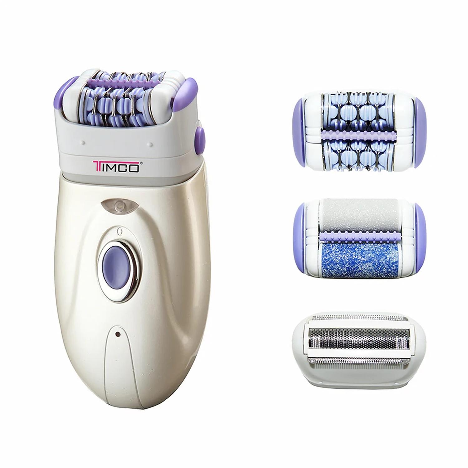 Depiladora Rasuradora Exfoliante Timco Recargable 3 en 1 DW3619 — imagen 1