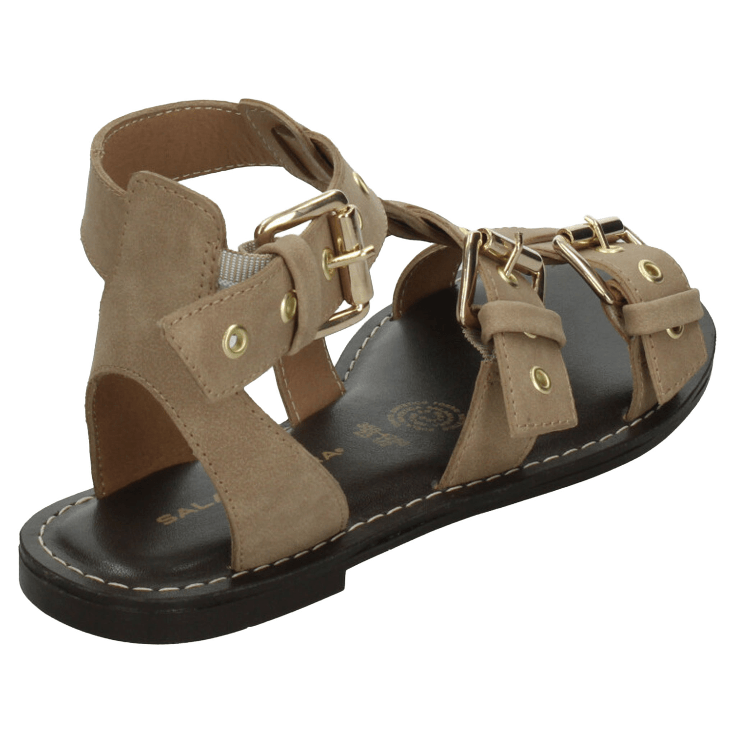 Sandalias Salamandra Dama Café Casual Para Mujer — imagen 4