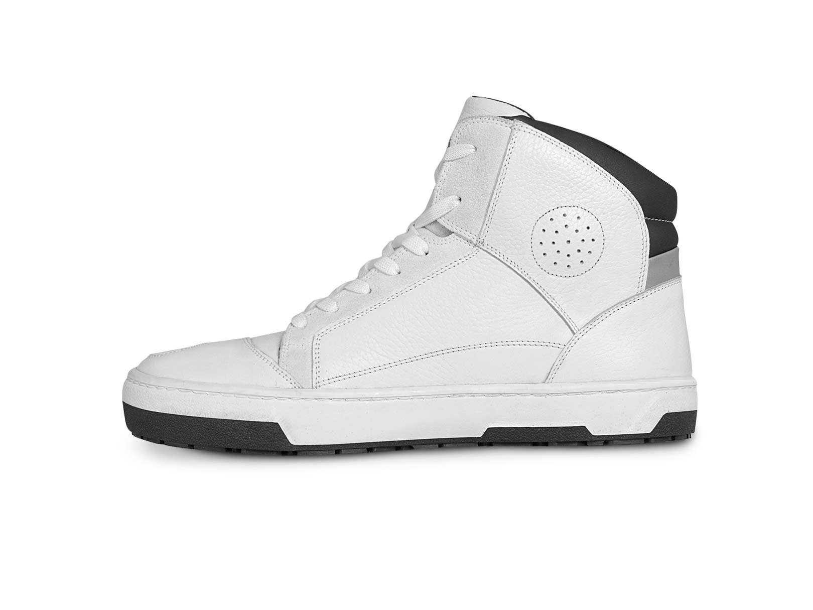 Bota hombre tenis motociclista botin biker WKL 80202 Blanco — imagen 14