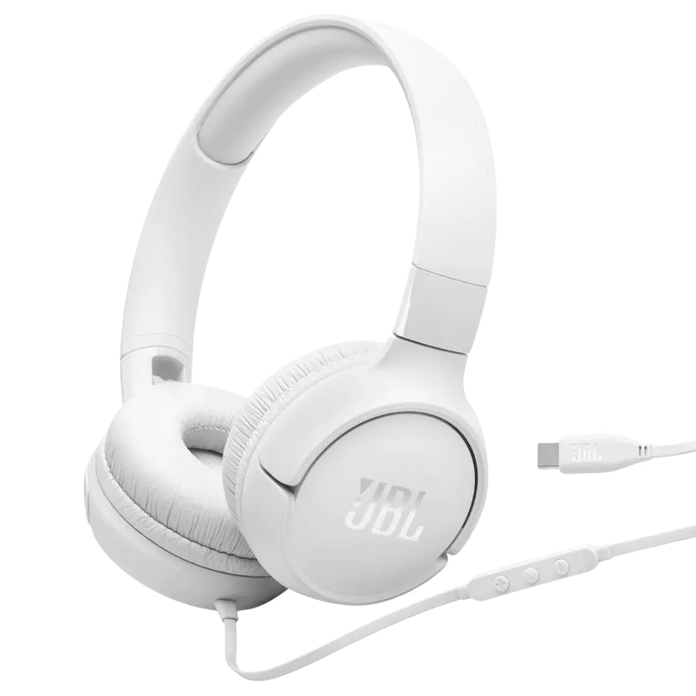 Audifonos Alambricos JBL Tune 520C USB-C - Blanco — imagen 2