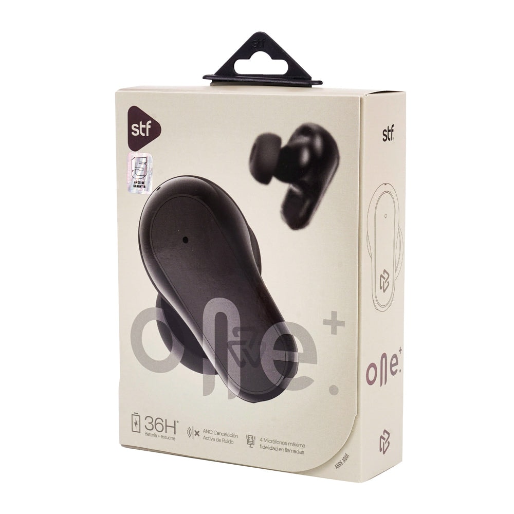 Audífonos Inalámbricos Tws One Plus STF 36hrs Uso ANC/ENC 4 Microfonos Proteccion IPX4 Negro — imagen 11