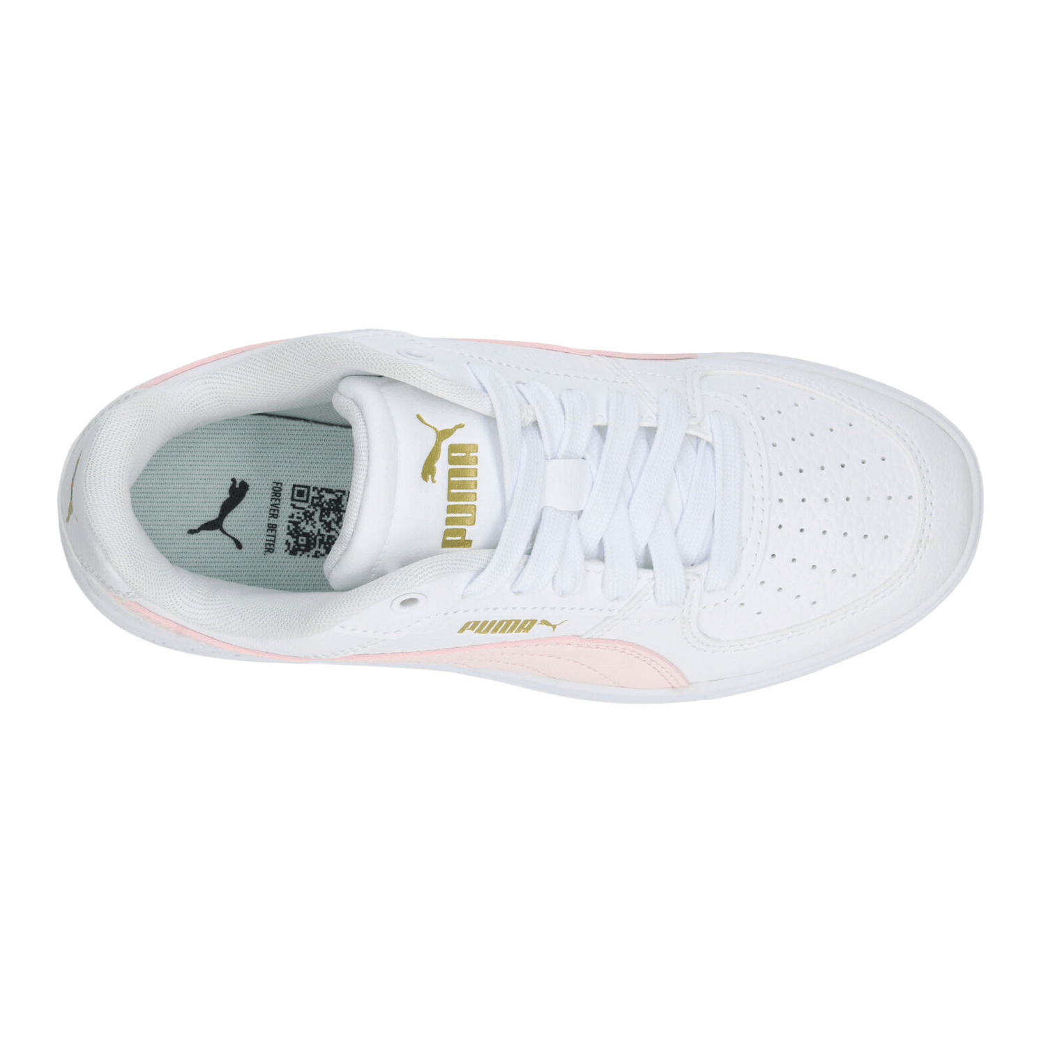 Tenis Puma Caven II Dama Escolar Cintas Casual Blanco Mujer — imagen 8