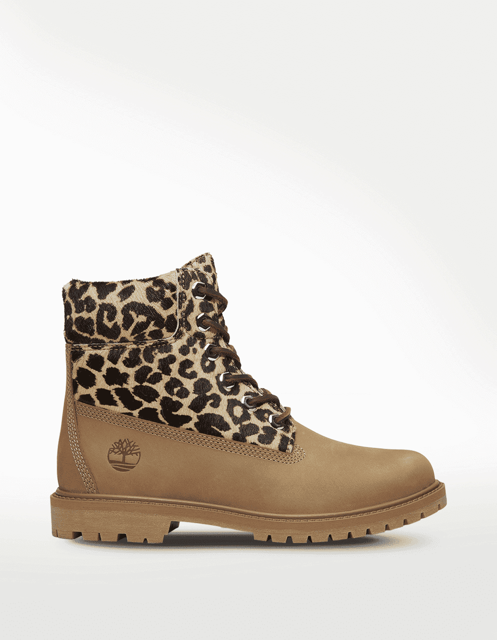 Tenis Timberland 6 Inch Lace Up Boot Beige - Mujer — imagen 2