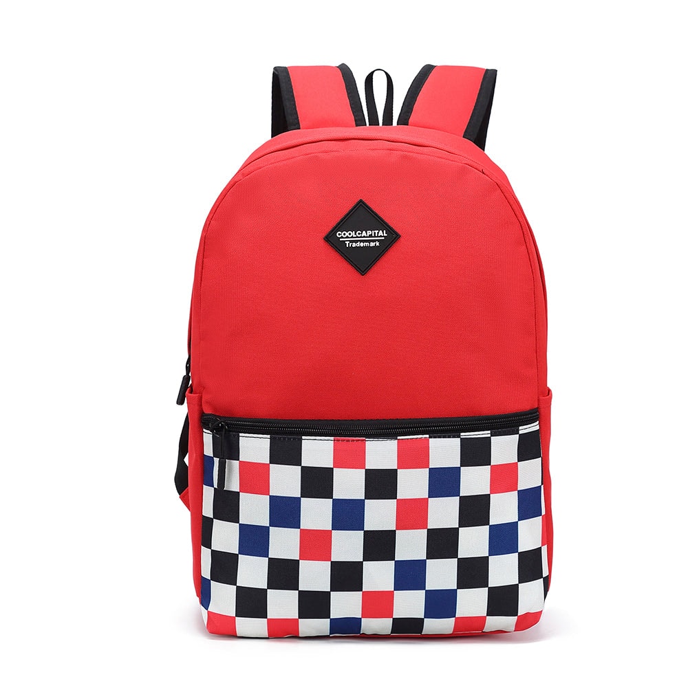 Mochila para laptop + mouse alámbrico CoolCapital Cuadros 15" pulgadas combo — imagen 5
