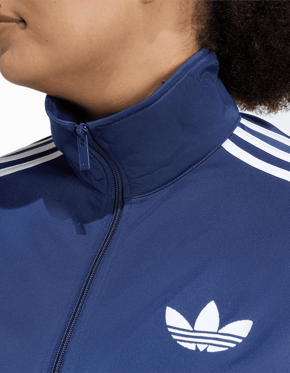 Chamarra Adidas FB TT Loose Azul - Mujer — imagen 3