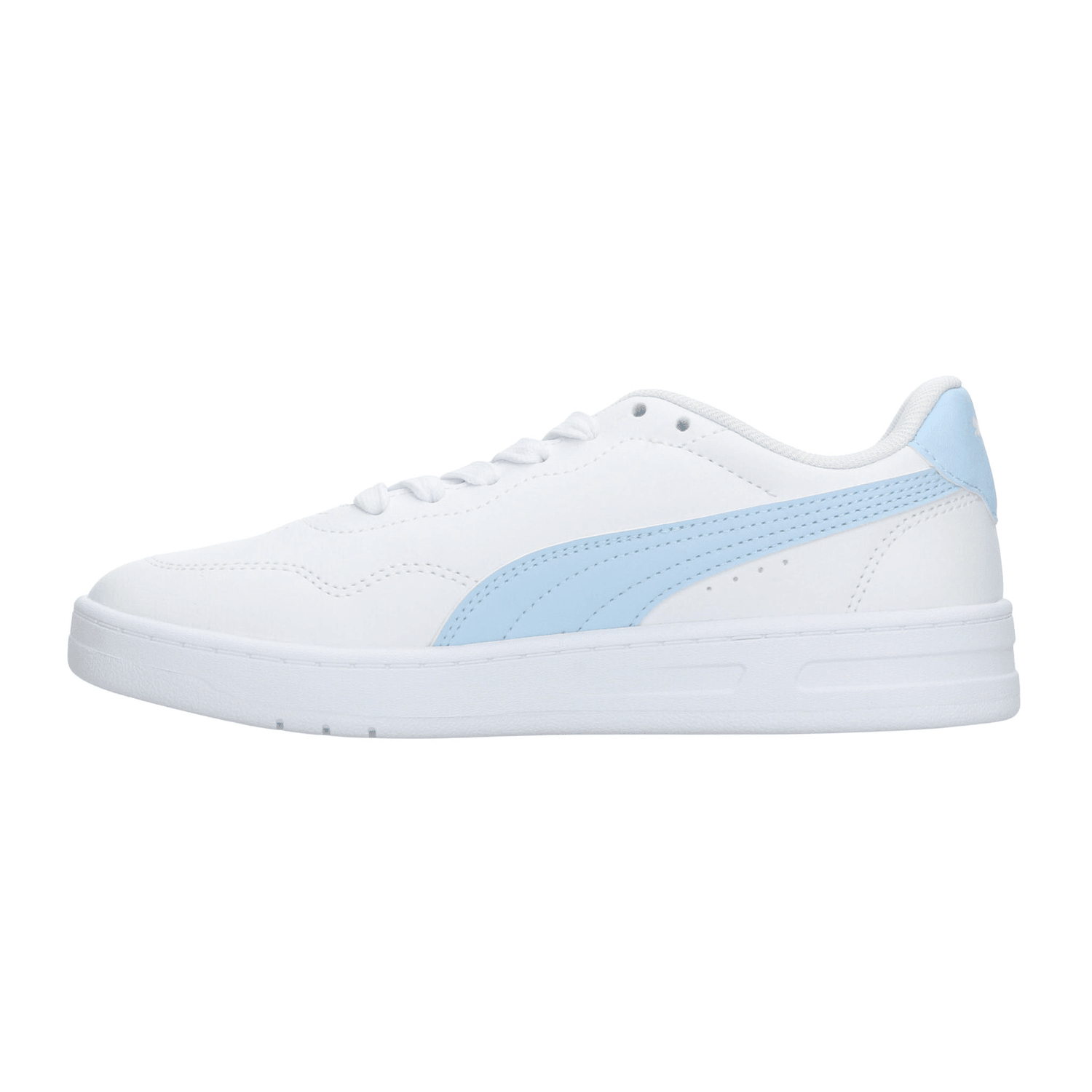 Tenis Puma Court Lally Dama Casual Cintas Blanco Mujer — imagen 5