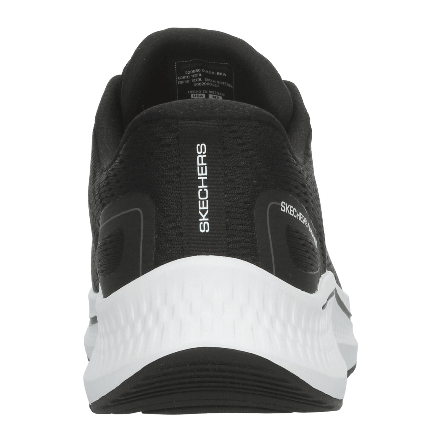 Tenis Skechers Hombre Deportivo Running Negro Caballero — imagen 7
