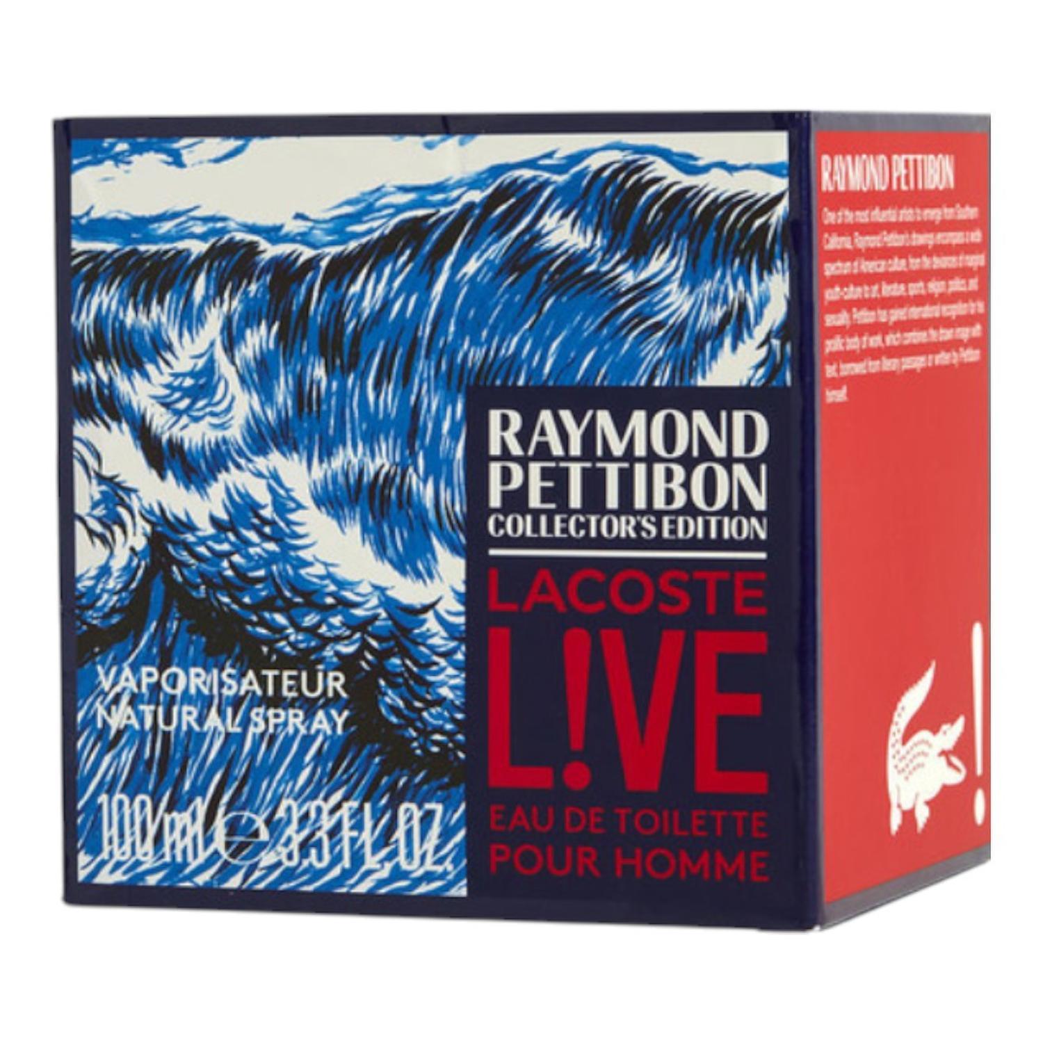 LACOSTE RAYMOND PETTIBON LIVE POUR HOMME EDT 100 ML — imagen 2