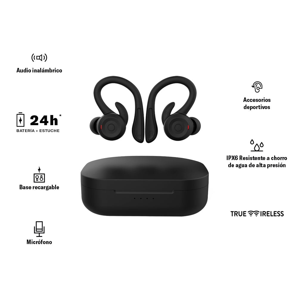 Audífonos inalámbricos Tws Iron Aqua STF 24hrs Uso Protección IPX6 — imagen 10