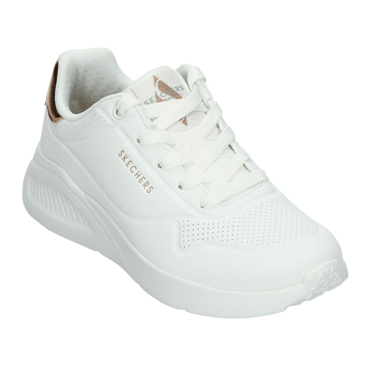 Tenis Skechers Uno Lite Dama Casual Blanco Mujer — imagen 4