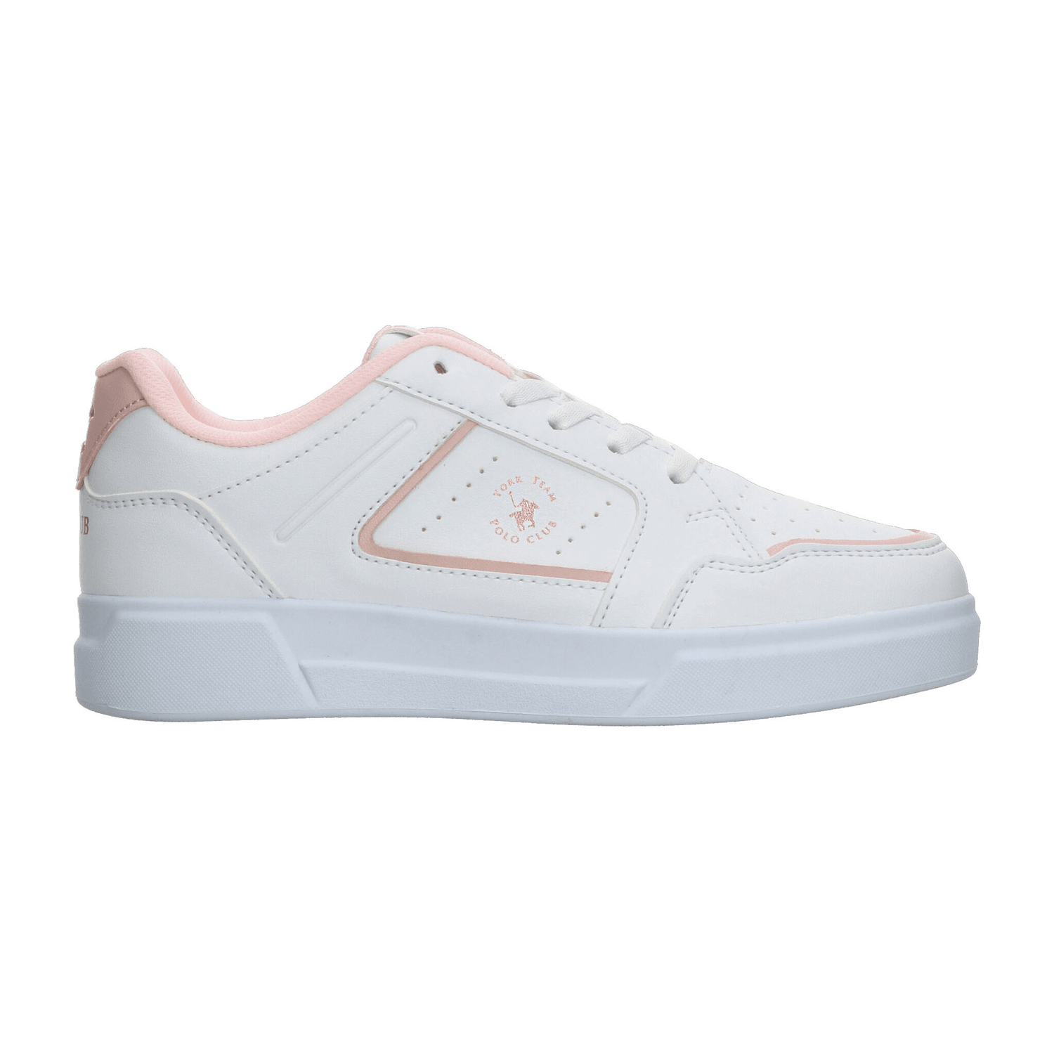Tenis Polo Dama Casual Básico Cintas Juvenil Deportivo Blanco Mujer — imagen 1