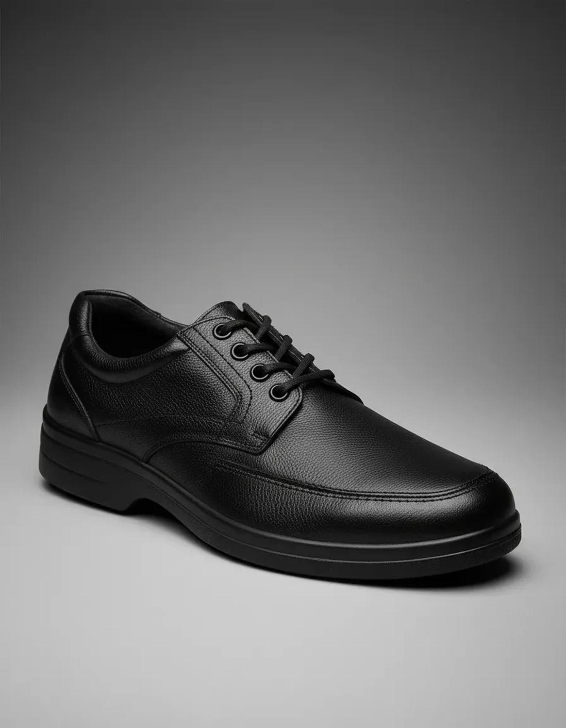 Zapato Flexi Marcel 91607 Derby Negro Liso 28 Mx — imagen 6