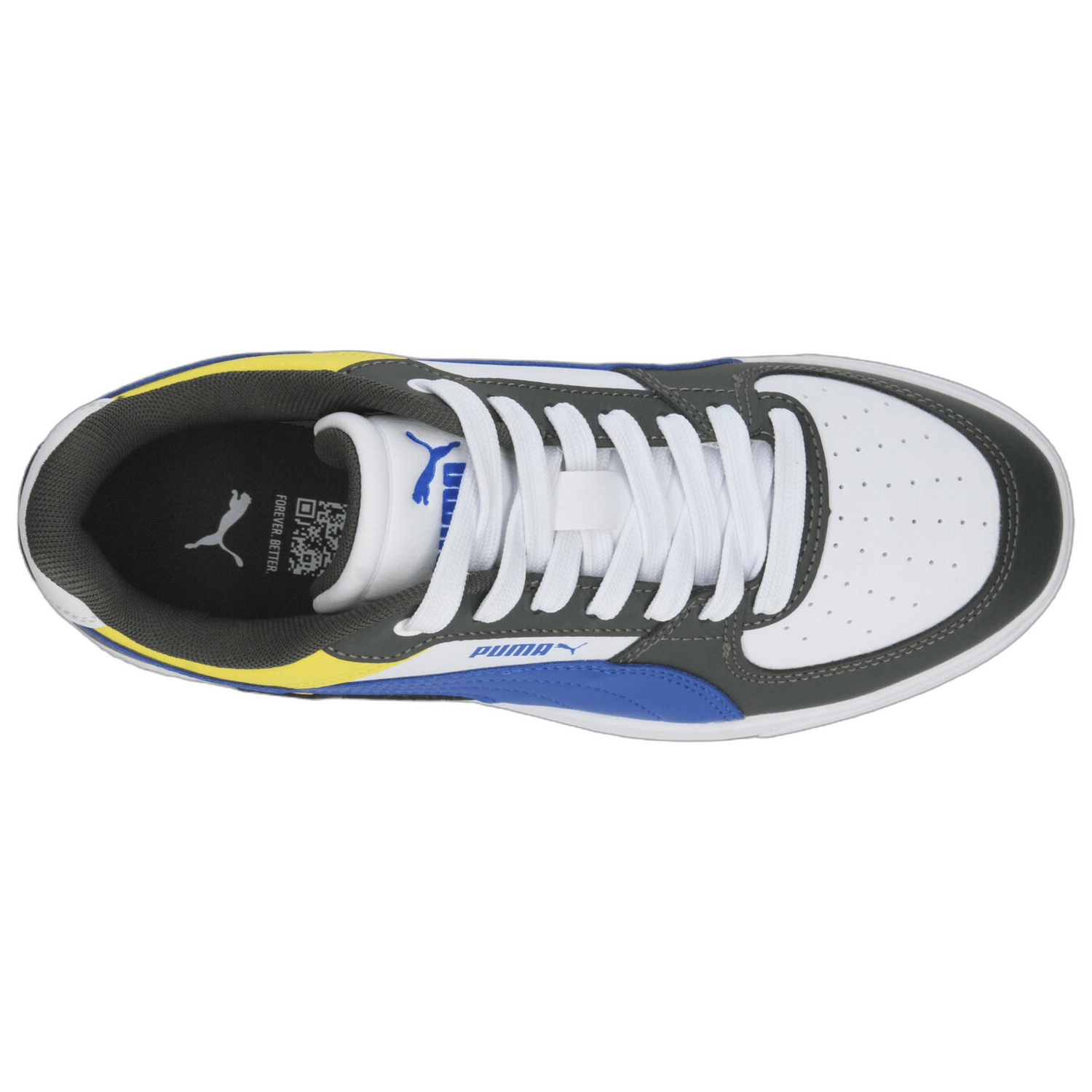 Tenis Niño Puma Caven III Gris Blanco Casual Infantil T22-26 — imagen 9