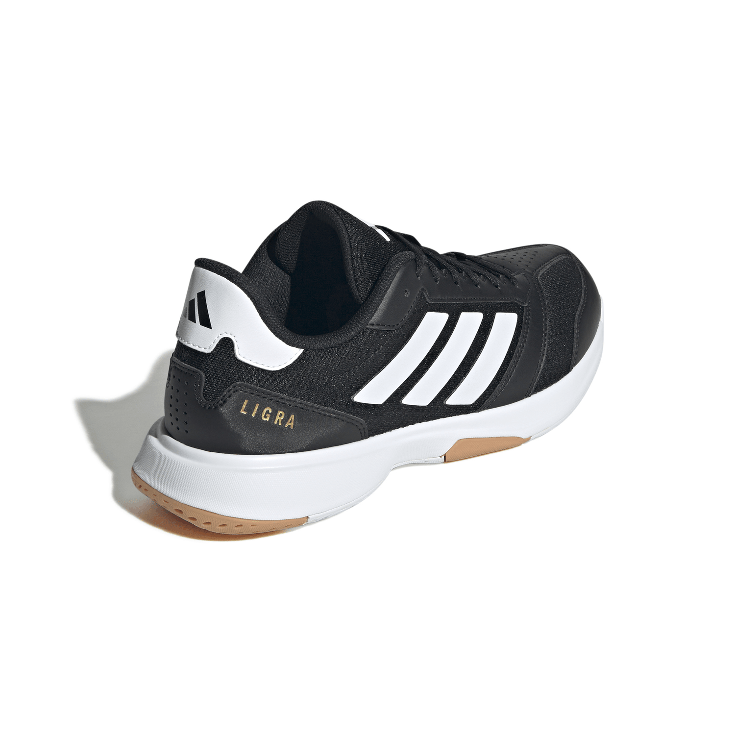 Tenis Adidas Ligra 8 Hombre Negro Deportivo Gimnasio Para Caballero — imagen 4
