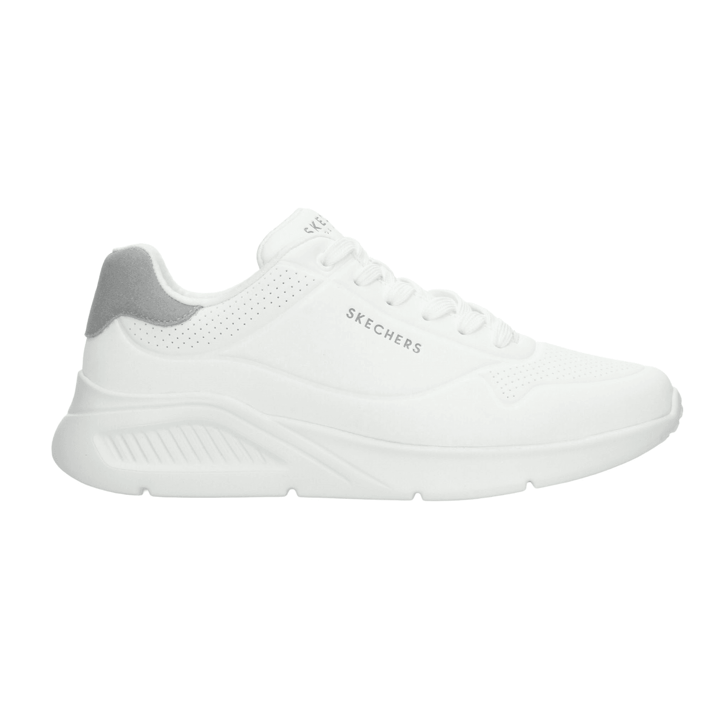 Tenis Hombre Skechers Uno Lite Blanco Casual Caballero — imagen 2