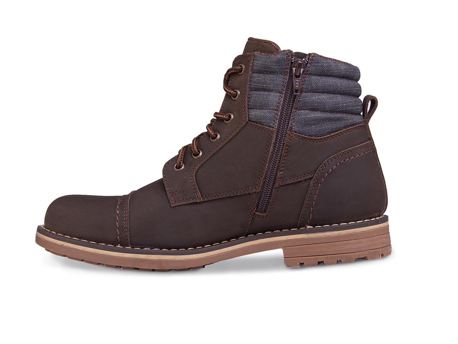 Bota hombre botin caballero casual WORKLAND 89733 Café — imagen 4