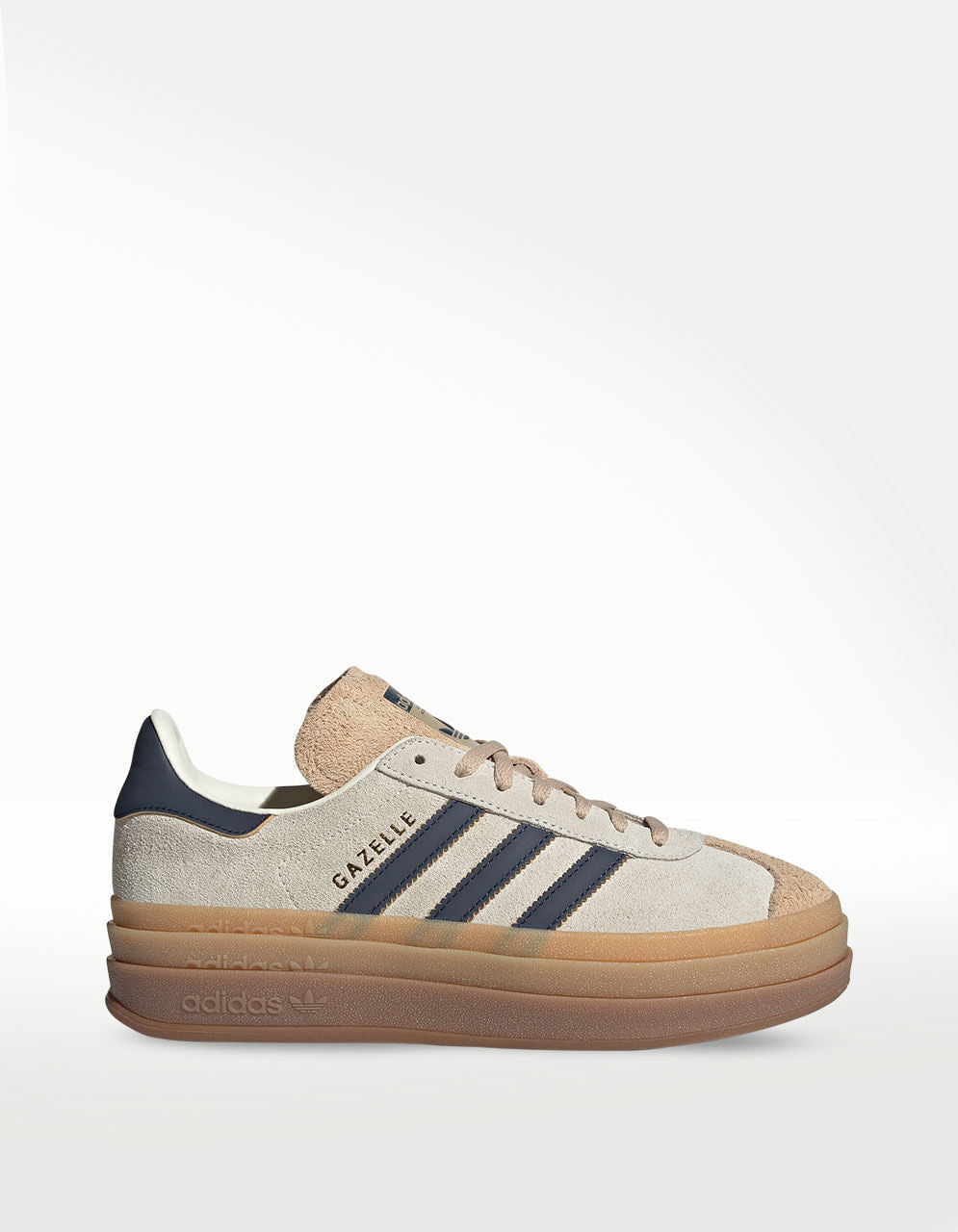 Tenis Adidas Gazelle Bold Blanco - Mujer — imagen 2
