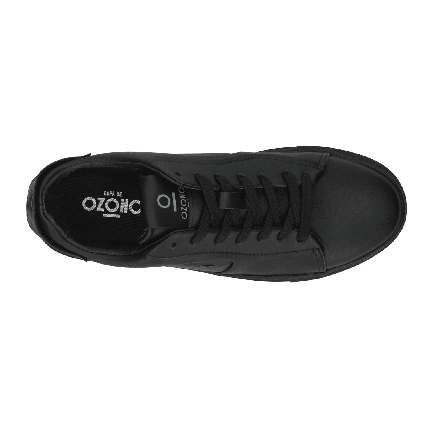 Tenis Ozono Hombre Negro Casual Cintas Cómodo Caballero — imagen 9