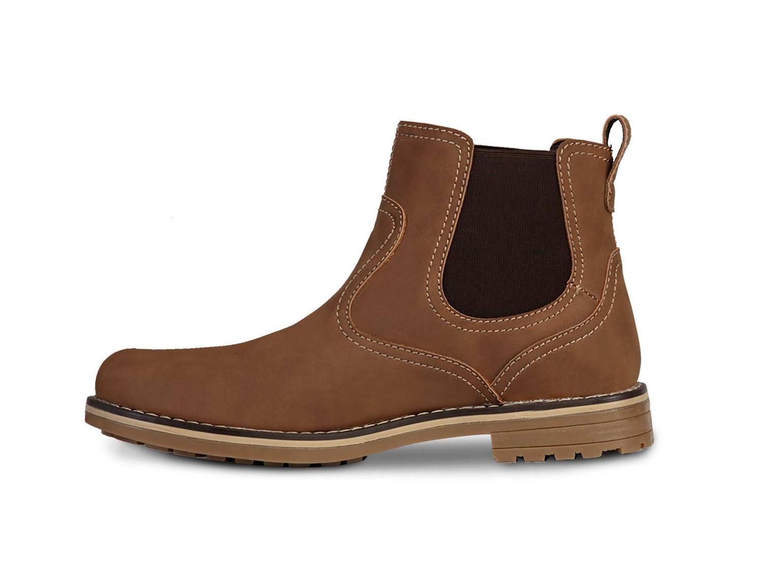 Bota hombre casual Vestir botin PRO WORK 89705 coax Canela — imagen 5