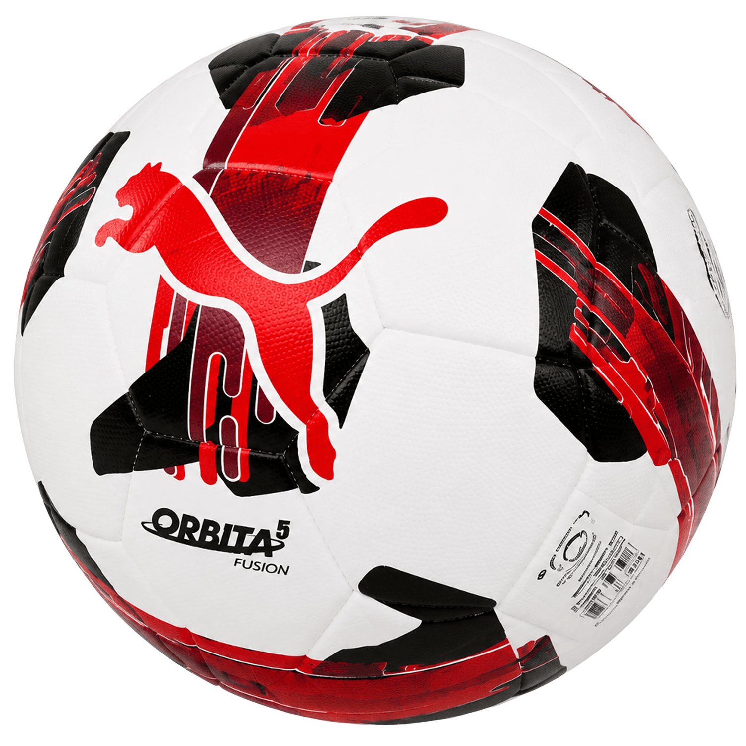Balón Unisex Puma Orbita 5 Fusion Blanco Rojo Deportivo — imagen 4