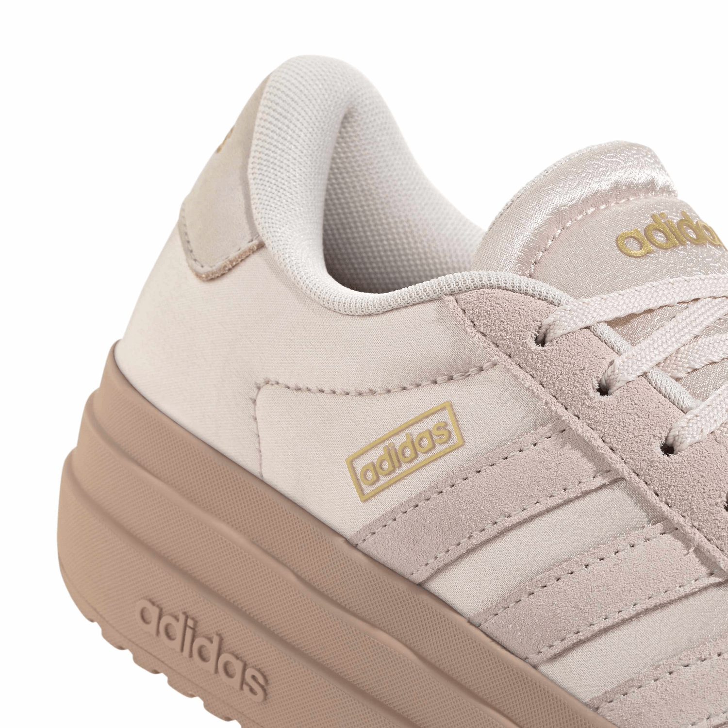 Tenis Adidas VL Court Bold Dama Oro Rosa Casual Para Mujer — imagen 7
