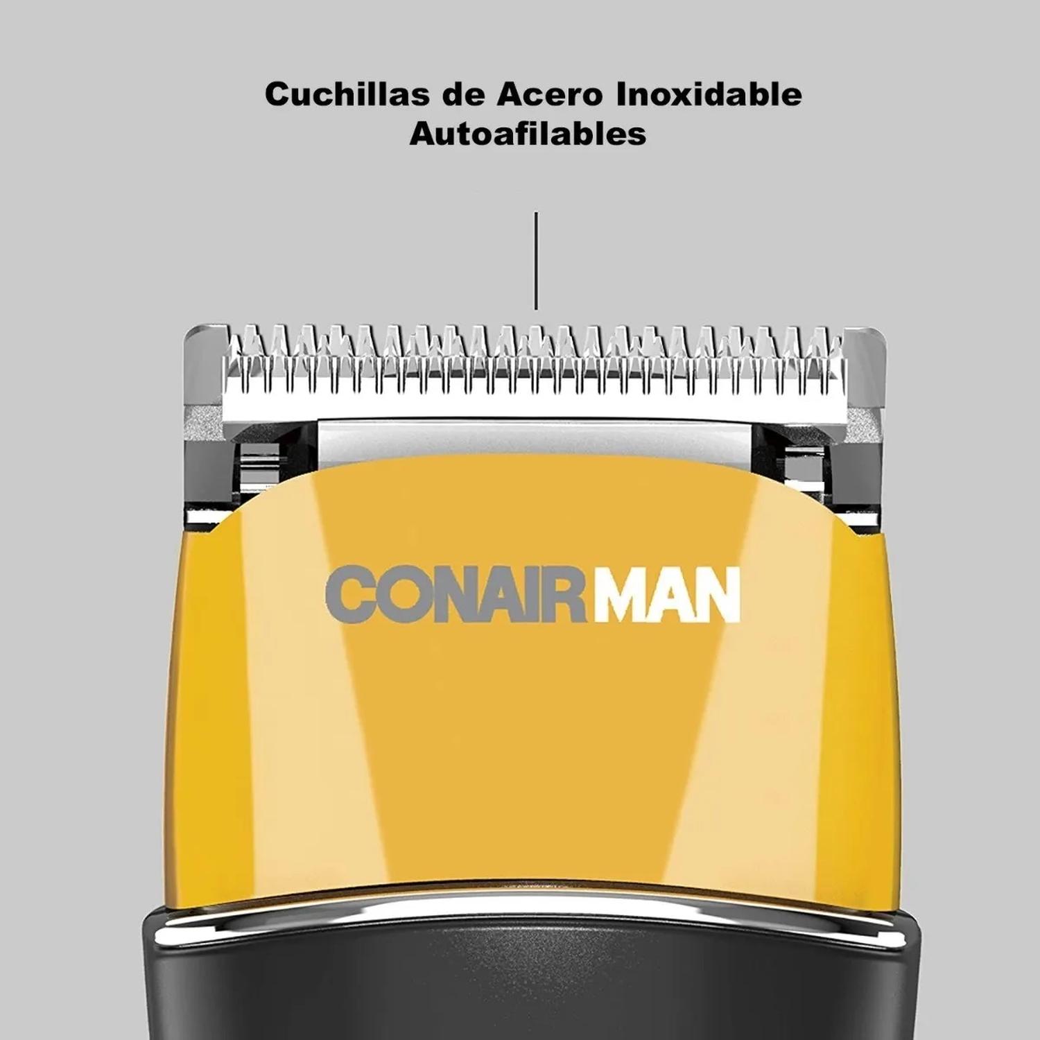 Kit Peluquería Conair Máquina Recortadora Bigote Barba Viaje Hct420 — imagen 6