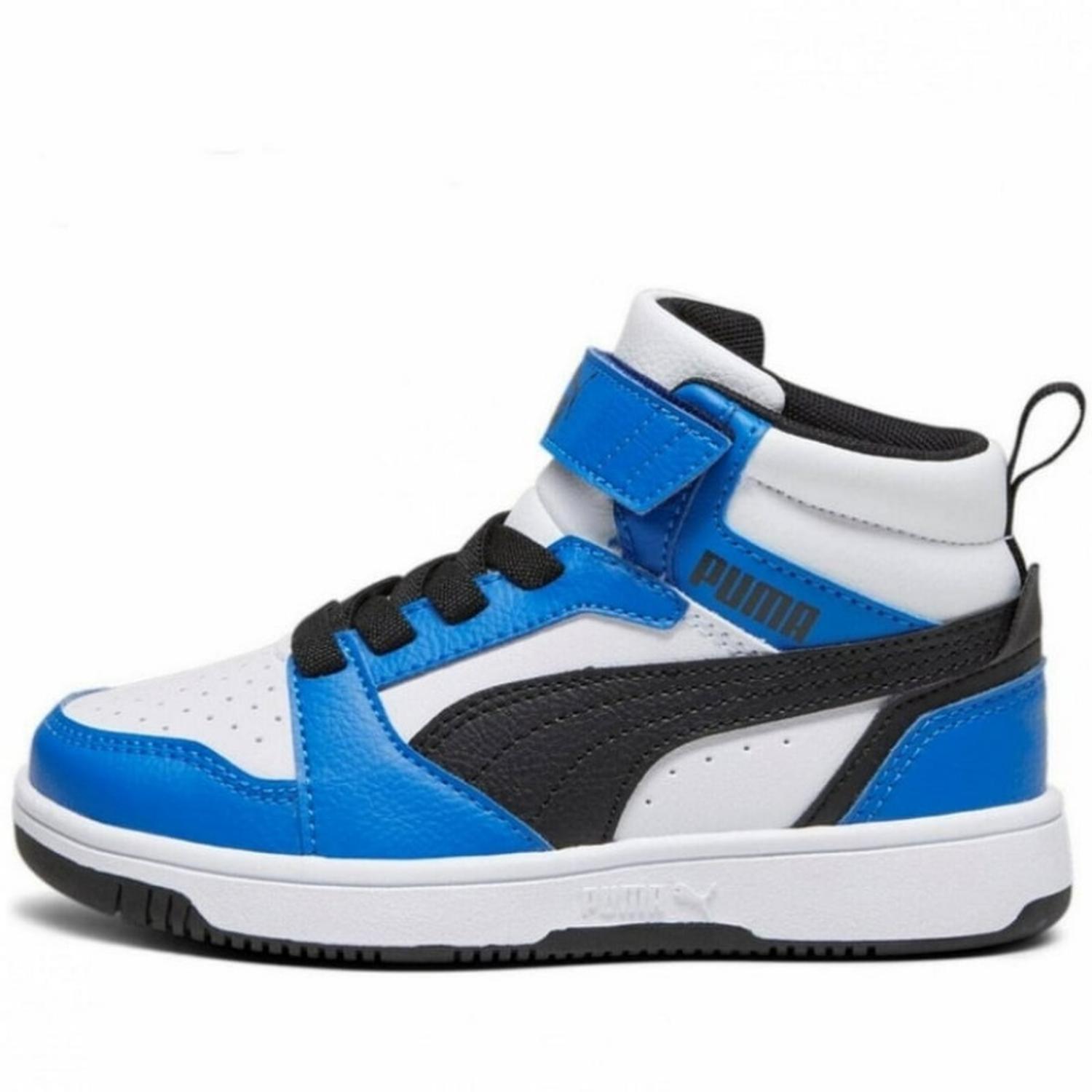 Tenis Puma Rebound V6 MID PS para Niños 16.5 A 21. 393832-06 — imagen 1