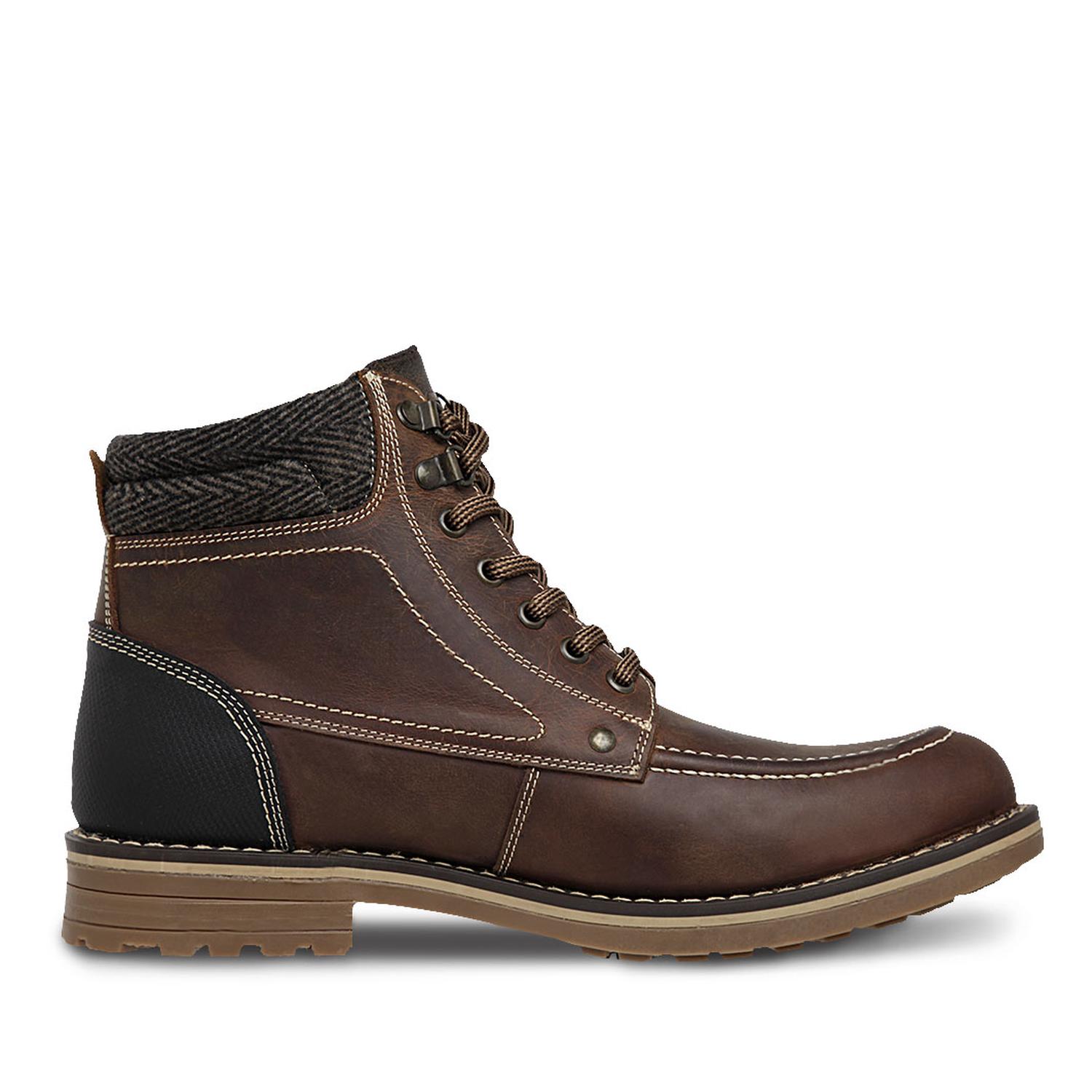 Bota hombre Botin Vestir Caballero Biker WORKLAND 89727 Café — imagen 4