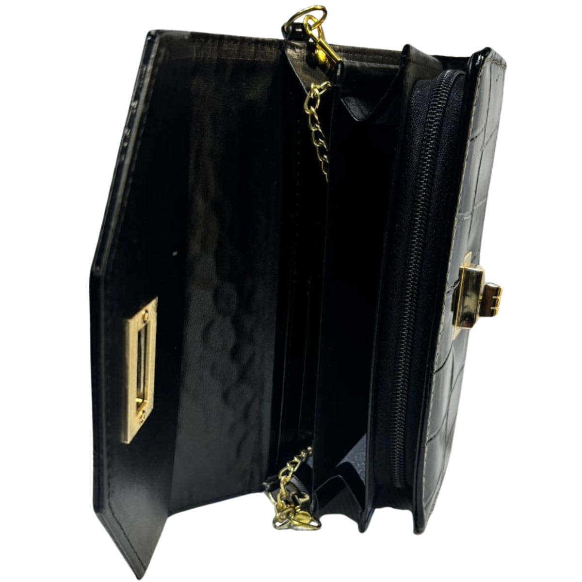 Cartera De Piel Para Mujer De Diseño De Moda Práctica Perla — imagen 6