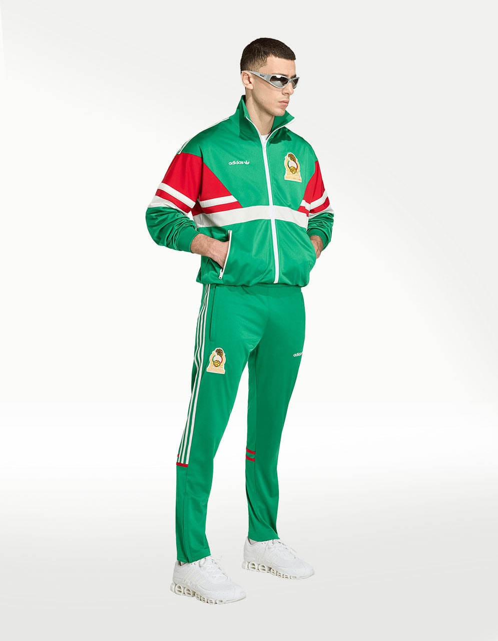 Pants Adidas México FMF TP 86 Verde - Mujer — imagen 4