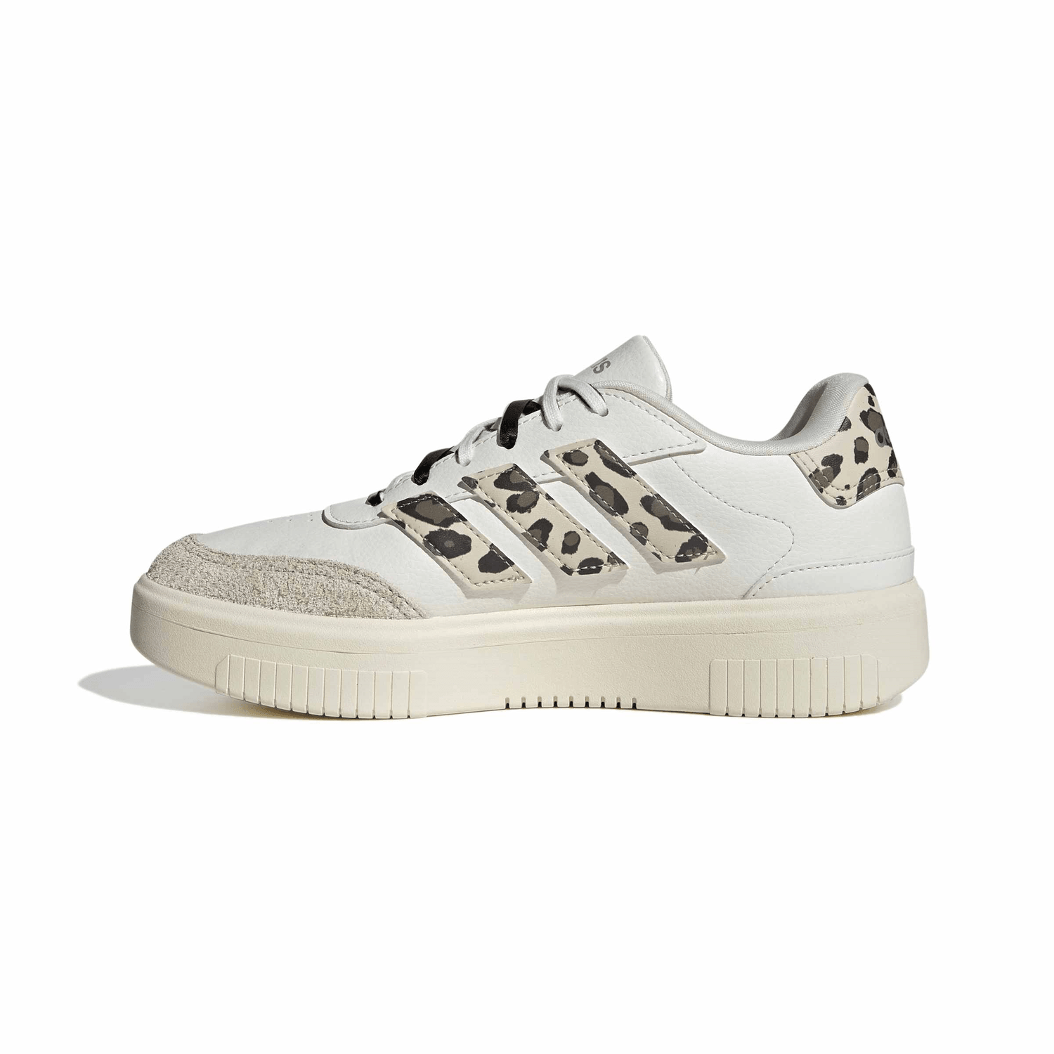 Tenis Adidas Courtblock Dama Casual Animal Print Blanco Mujer — imagen 4