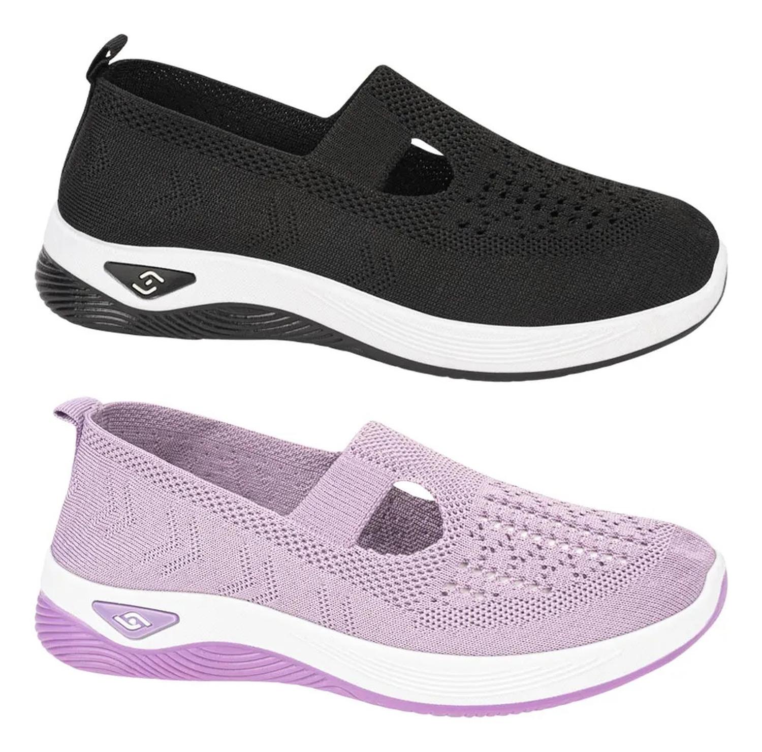 Tenis Shosh Dama Kit 2 Pares Slip On 1204452 — imagen 2