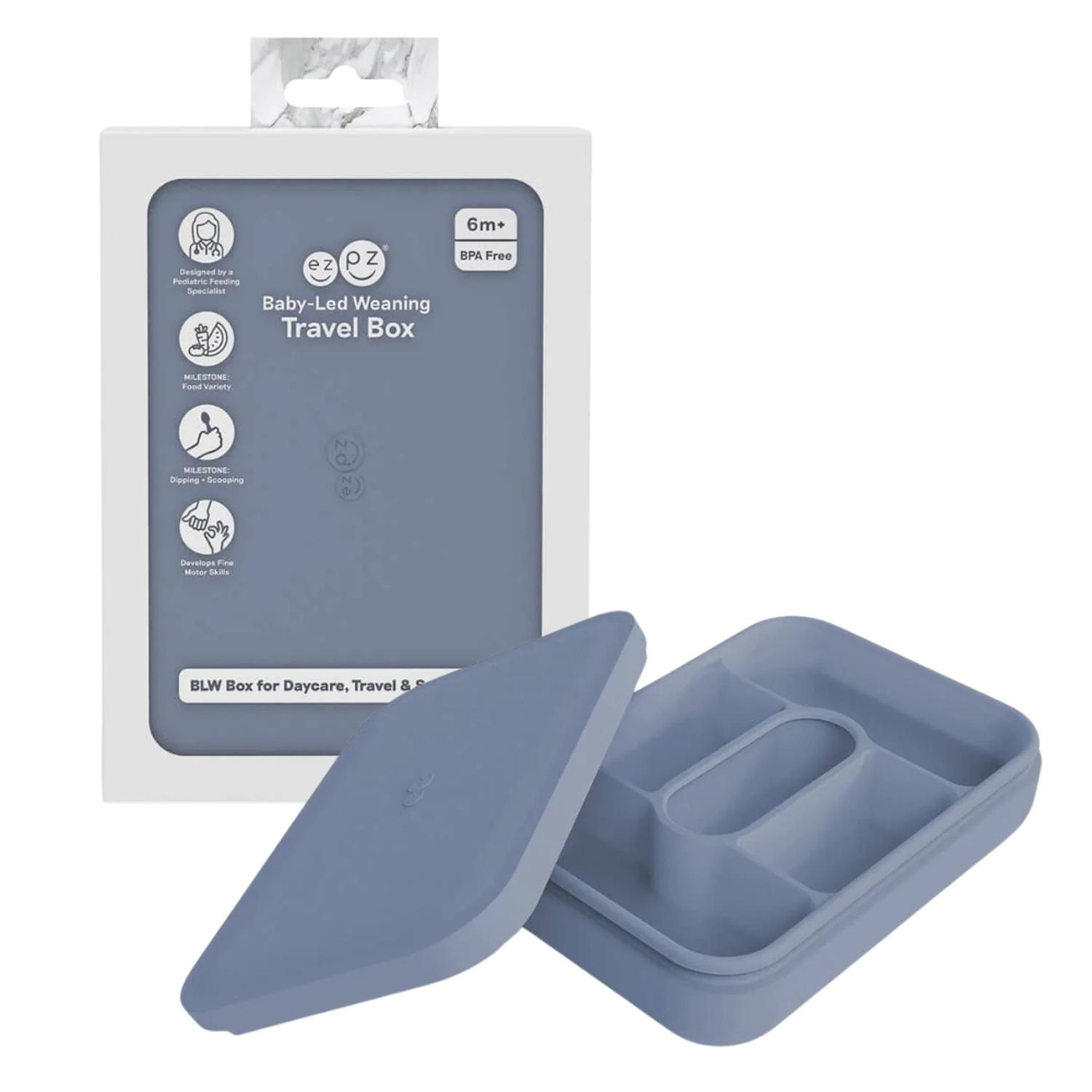 Lonchera EzPz Azul con Tapa de Silicón para Alimentos — imagen 1