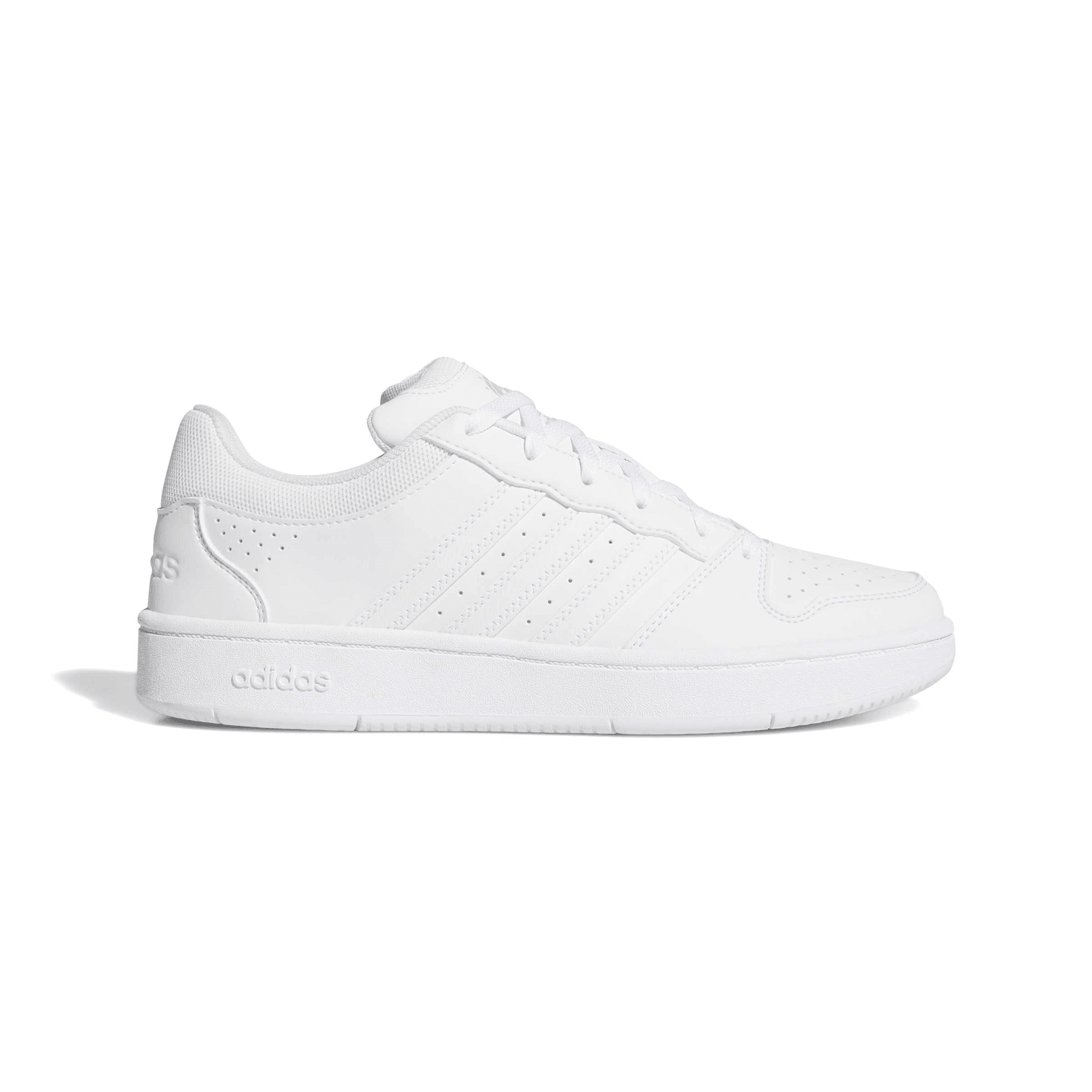Tenis Adidas Hoops Classic Dama Blanco Casual Cintas Mujer — imagen 2