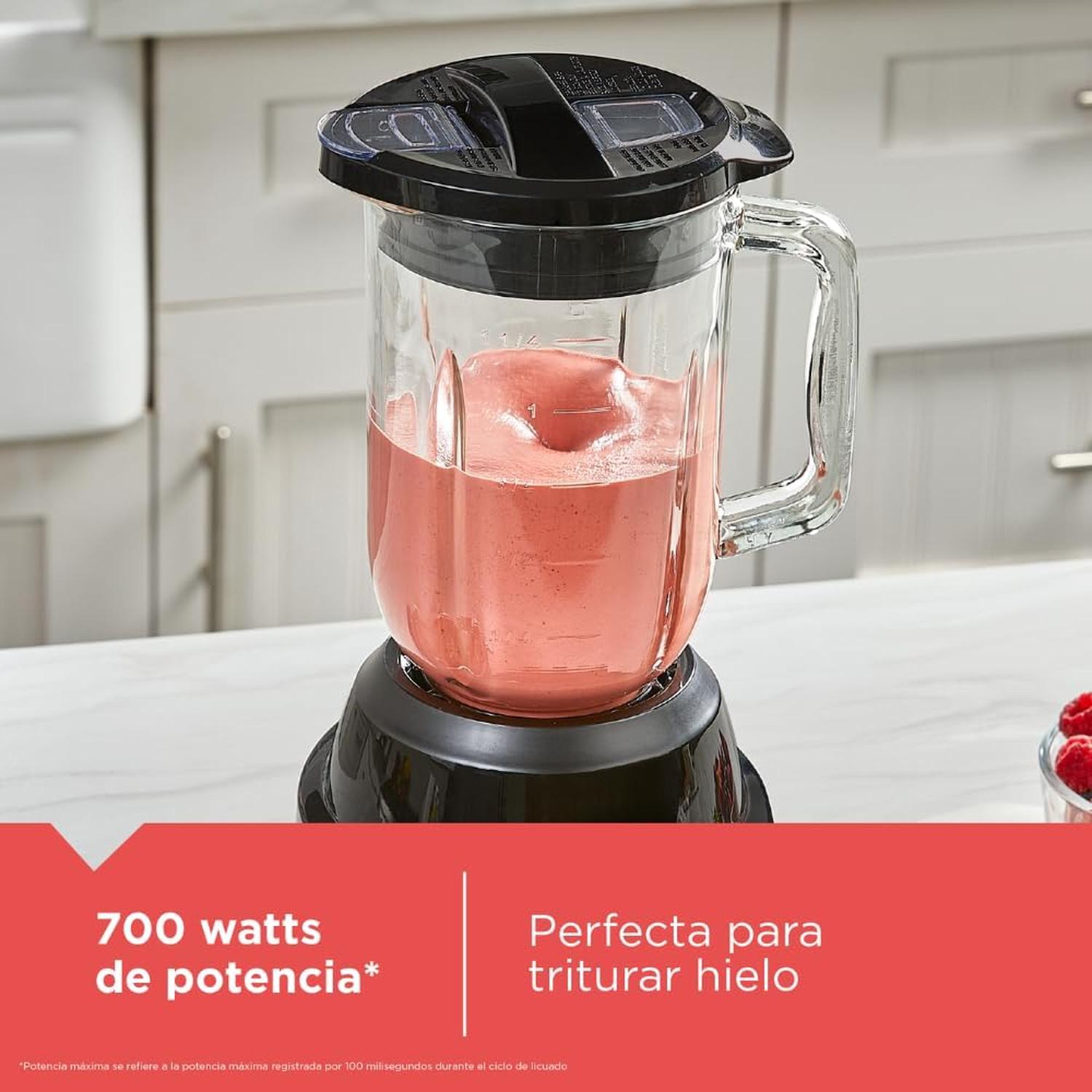 Licuadora Black+Decker Duramax 700W 1.65 L 8 Vel Tritura Hielo — imagen 3