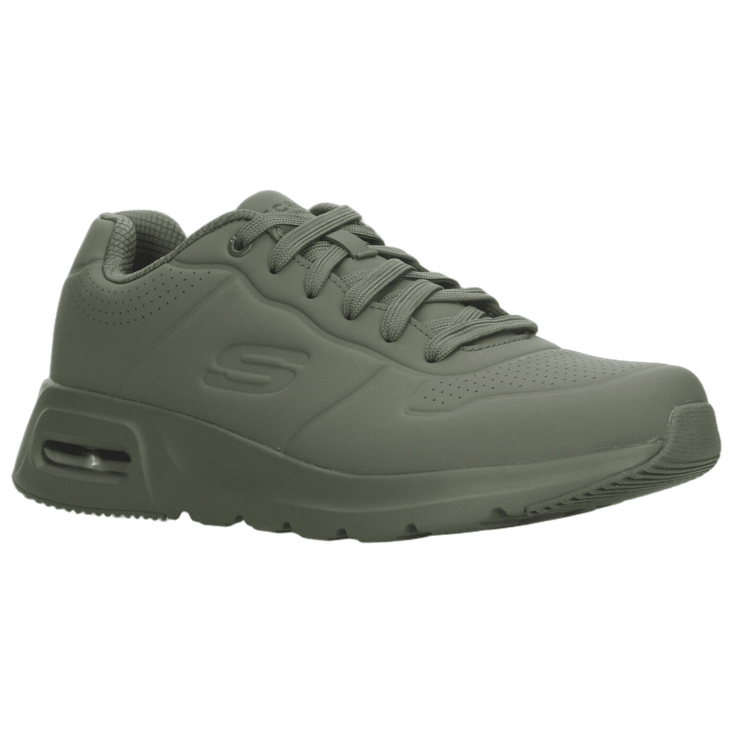 Tenis Skechers Uno Hombre Casual Cinta Verde Oliva Caballero — imagen 2