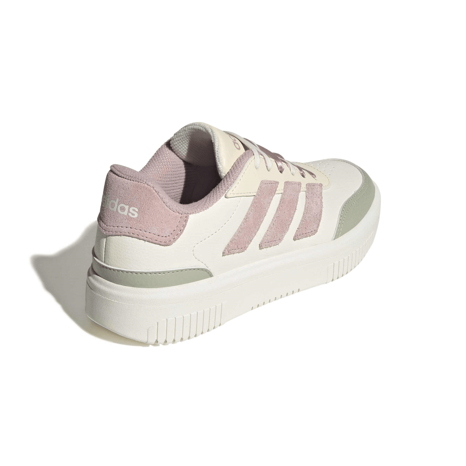 Tenis Adidas Courtblock Bold Dama Casual Hueso Mujer — imagen 2