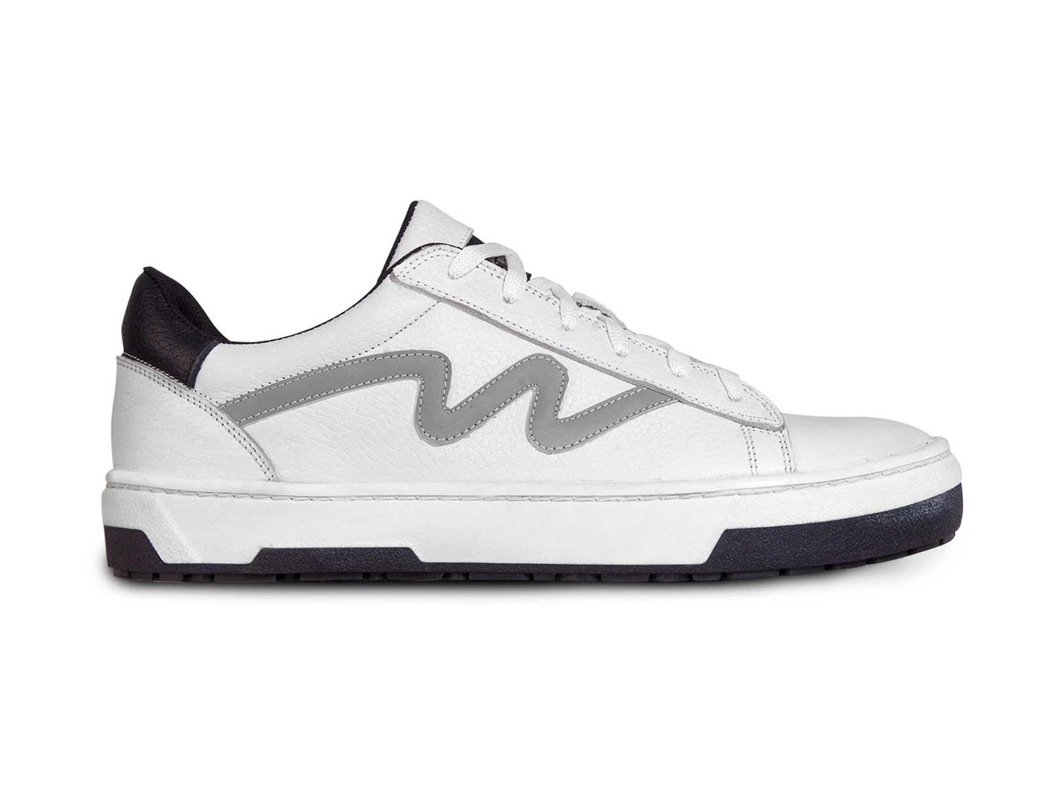 Tenis Bota Motociclista Hombre Moto Biker Wkl 80204 Blanco — imagen 3