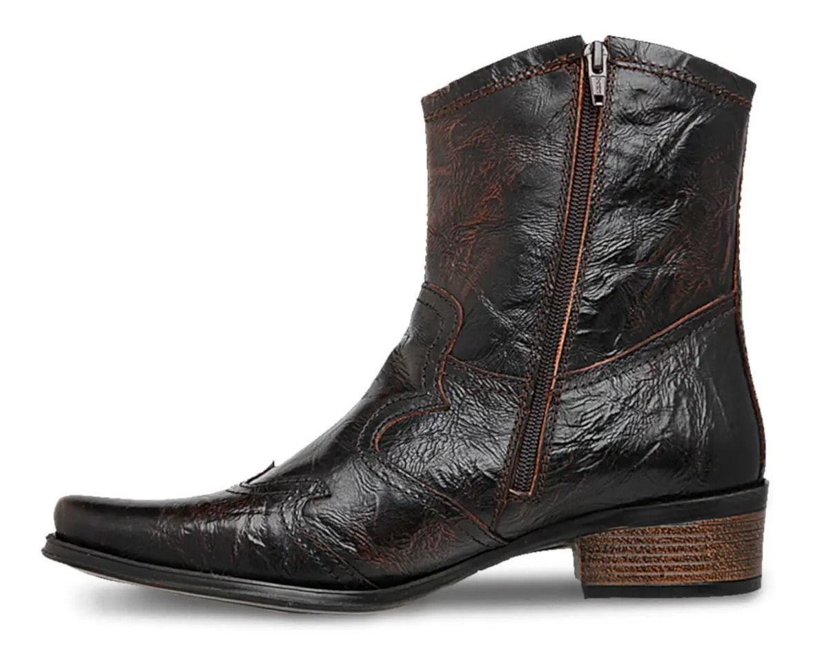 Botin Vaquero Hombre Urban Cowboy Café 40700 — imagen 11