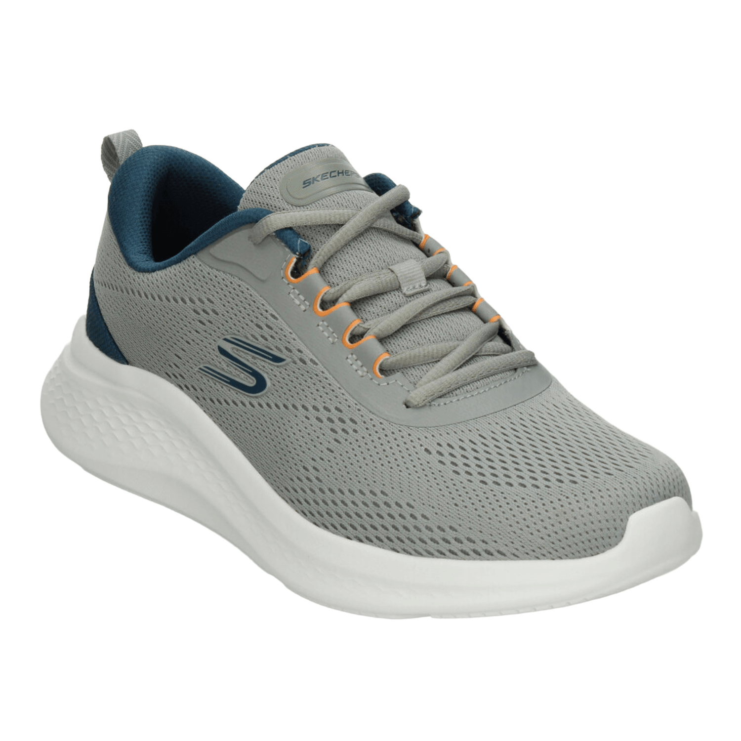 Tenis Hombre Skechers Lite Weight Gris Deportivo Caballero — imagen 5