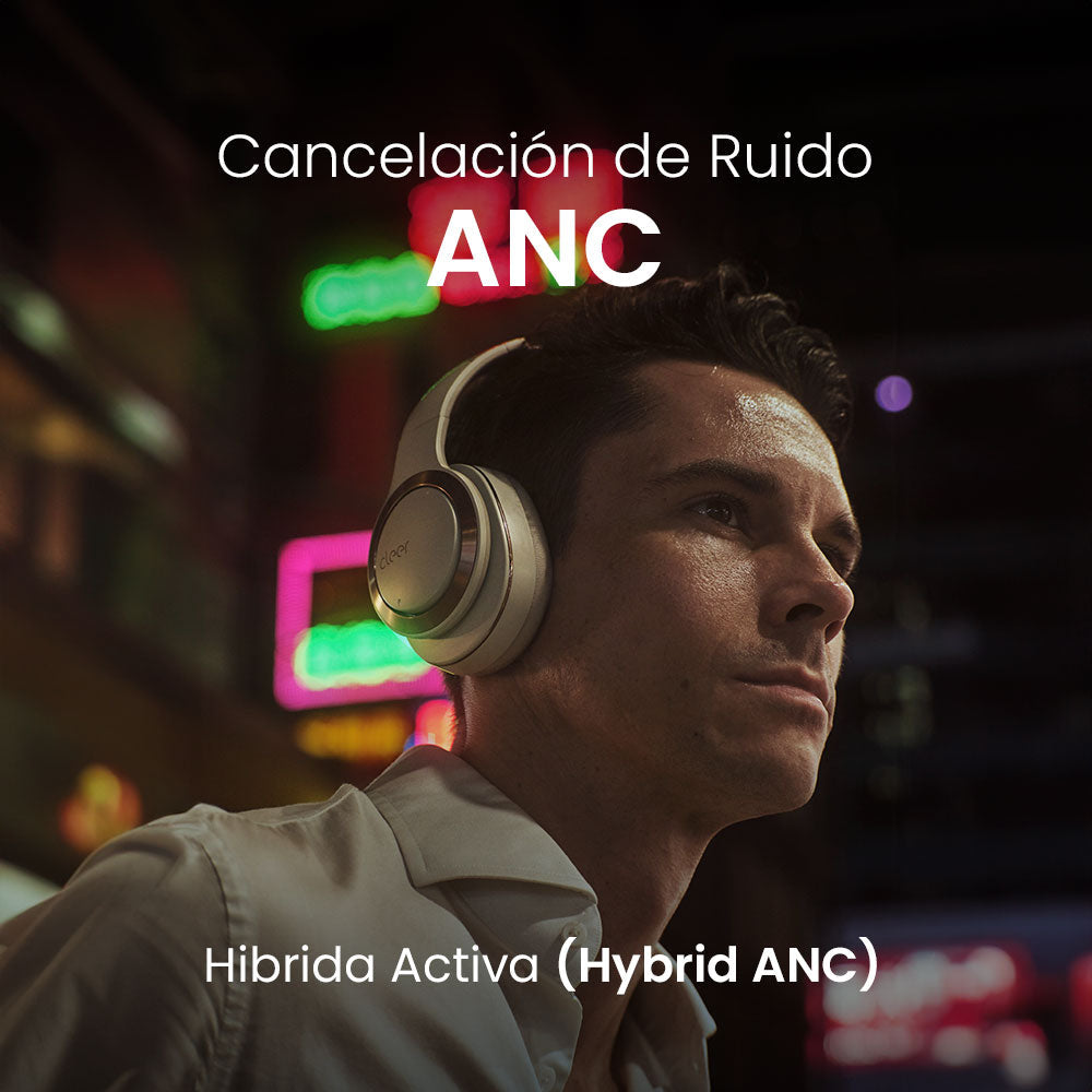 Audifonos Inalámbricos Over Ear Cleer Enduro STF ANC 60h Uso Blanco — imagen 5