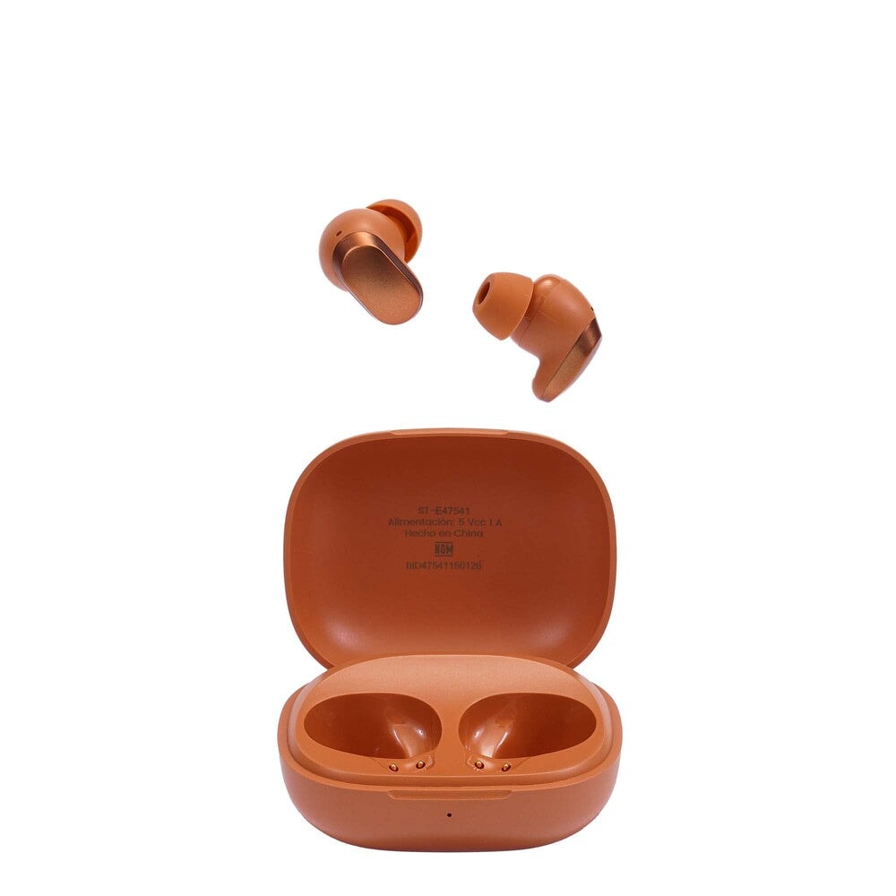 Audifonos Inalambricos Tws Cherry STF 36hrs Uso ENC Protección IPX4 Naranja — imagen 5