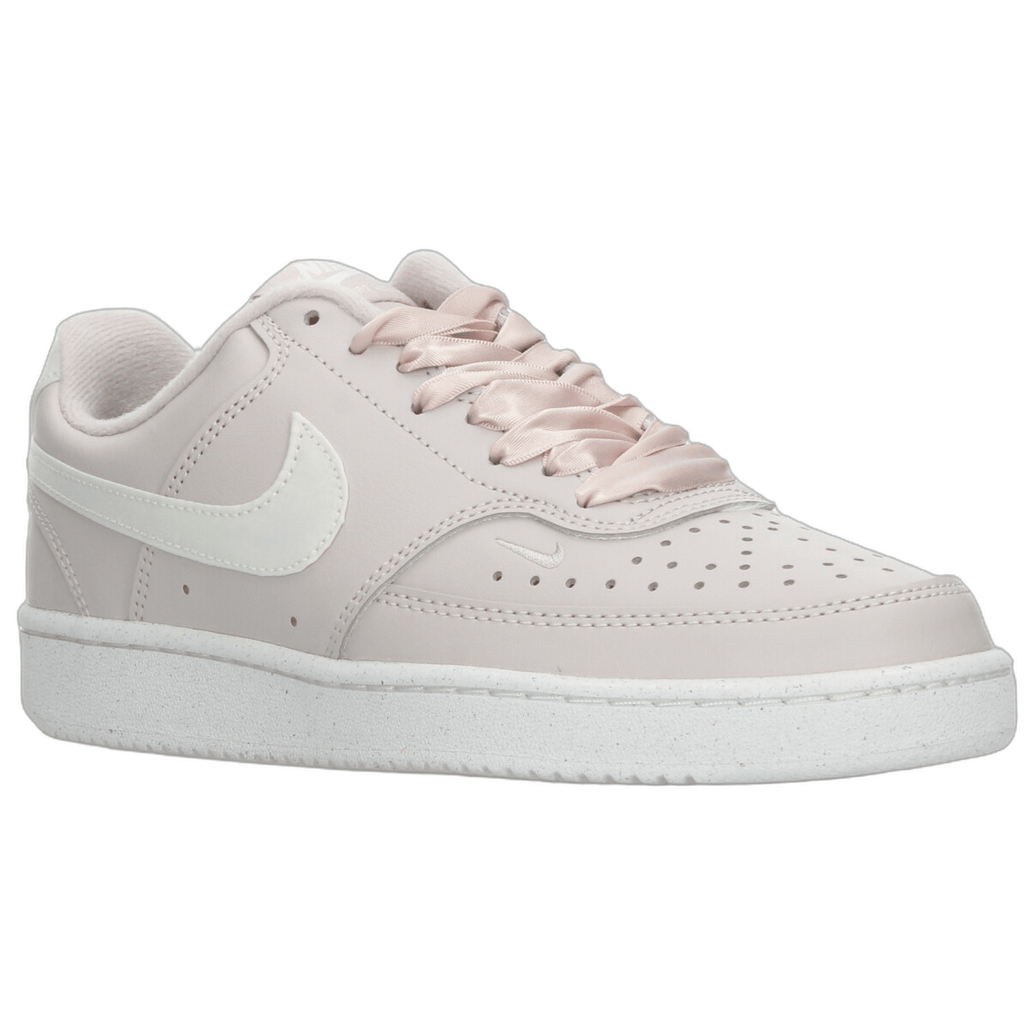 Tenis Dama Nike Cuirt Vision Low Beige Casual Listón Mujer — imagen 3